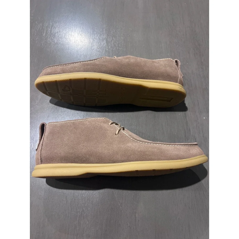 Johnnie-O Men's Taupe Suede Malibu Chukka Boots Size 9 M Earthy Preppy NWOB